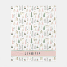 パインパーソナライズされたリトリートお洒落フリース