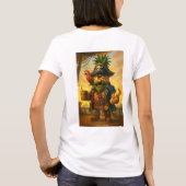 パインヒゲ – パイナップル大尉 Tシャツ (裏面)