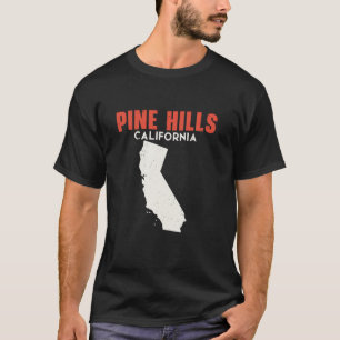 パインヒルズカリフォルニアUSA州アメリカトラベルカル Tシャツ
