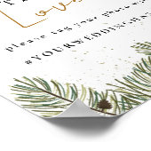 パインフェスティバル結婚の共有ラブソーシャルサイン ポスター (角)