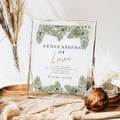 パインフェスティバル結婚の愛の世代のサイン ポスター