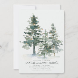 パインフォレストクリスマスホリデーパーティー 招待状