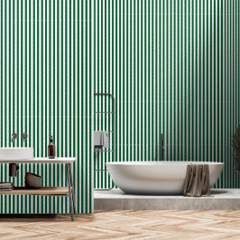 パインフォレストグリーンストライプ 壁紙