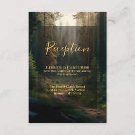 パインフォレストグリーン結婚自然 エンクロージャーカード