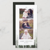 パインフォレストホリデーフォトカード シーズンカード (正面/裏面)