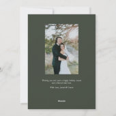 パインフォレストホリデーフォトカード シーズンカード (裏面)