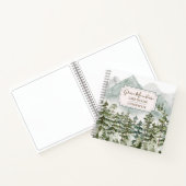 パインフォレストマウンテンキャビンレイクハウスゲストブック ノートブック (内部)