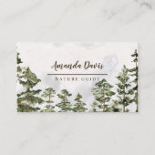 パインフォレスト自然水彩 名刺 (正面)