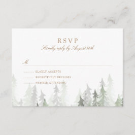 パインフォレストRSVP 出欠カード