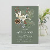 パインブランチウィンターボタニカルホリデーパーティー 招待状 (スタンド正面)