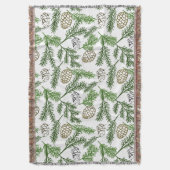 パインブランチブランケット スローブランケット (正面縦)