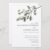 パインブランチ |冬林結婚の 招待状 (正面/裏面)