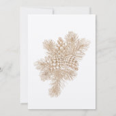 パインブランチ |冬林結婚の 招待状 (裏面)