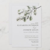 パインブランチ |冬林結婚の 招待状 (正面/裏面)