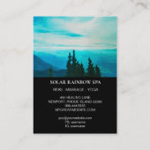 *～*パインブルーマウンテンレインボーサン名刺 名刺 (裏面)