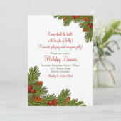 パインブーシズホリークリスマスホリデーパーティー 招待状 (スタンド正面)