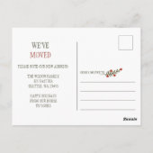 パインベリーの休日の写真を移動のお知らせ ポストカード (裏面)