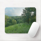 パインベンドブラフの谷の森を見下ろす マウスパッド (マウス)