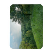 パインベンドブラフの谷の森を見下ろす マグネット (縦)