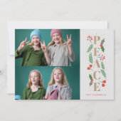 パインホリーベリー金ゴールドピースマルチプルフォトホリド シーズンカード (正面)