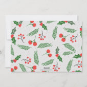 パインホリーベリー金ゴールドピースマルチプルフォトホリド シーズンカード (裏面)