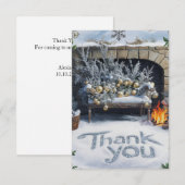 パインボホカラフルハッピーホリデー サンキューカード (正面/裏面)