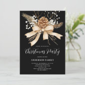 パインボーエレガントクリスマスホリデーパーティー 招待状 (スタンド正面)