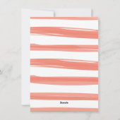 パインポインセチアオレンジホリデーガーランドフォトカード シーズンカード (裏面)