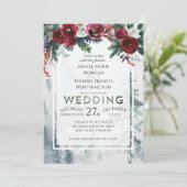 パインマウンテンウィンターウェディング 招待状 (スタンド正面)