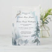 パインマウンテンウォーター素朴カラー 招待状 (スタンド正面)