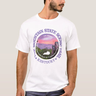 パインマウンテン州風光明媚なトレイル(rd) tシャツ