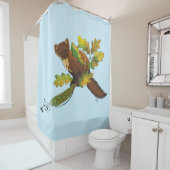 パインマルテン紅葉 シャワーカーテン (インサイチュ)