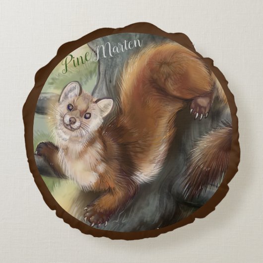 パインマルテン ラウンドクッション (裏面)