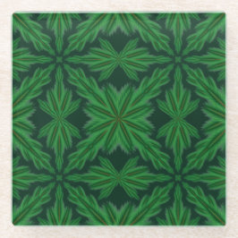 パインマンダラフォレストガラスコースター ガラスコースター