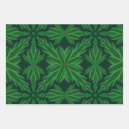 パインマンダラフォレストラッピング紙 ラッピングペーパーシート