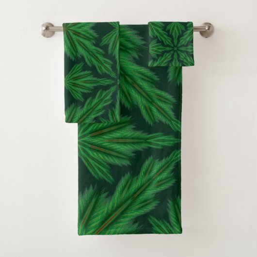 パインマンダラフォレスト風呂タオルのセット バスタオルセット (インサイチュ)