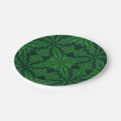 パインマンダラフォレスト7"紙プレート ペーパープレート (アングル)