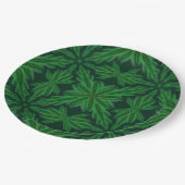 パインマンダラフォレスト9"紙プレート ペーパープレート (アングル)