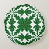 パインマンダララウンド装飾用クッション ラウンドクッション (裏面)