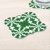 パインマンダラ紙コースター ペーパーコースター (アングル)