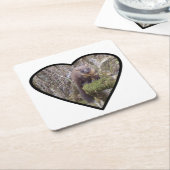 パインマーテンコースター スクエアペーパーコースター (アングル)