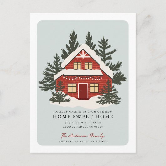 パインメリーズとコテージの動きのお知らせ 案内ポストカード (正面)