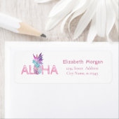 パインモダンアップル、アロハ、 ラベル (インサイチュ)