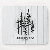パインモダン素朴ツリーファームハウス マウスパッド (正面)