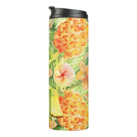 パインモノグラムのアップルフローラ タンブラー (回転右)