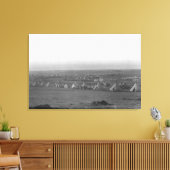 パインリッジの第7騎兵部隊 キャンバスプリント (インサイチュ (リビング))