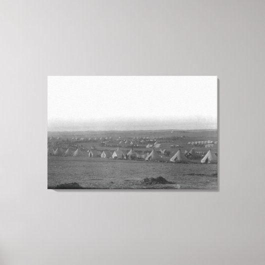 パインリッジの第7騎兵部隊 キャンバスプリント (正面)