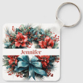 パインリースとホリークリスマス キーホルダー (裏面)