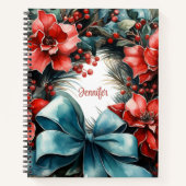 パインリースとホリークリスマス ノートブック (正面)