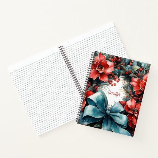 パインリースとホリークリスマス ノートブック (内部)